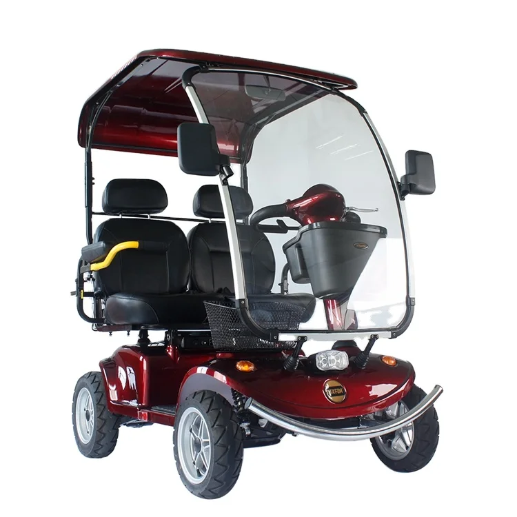 1500W four-wheel motorized electric scooter with elderly seats