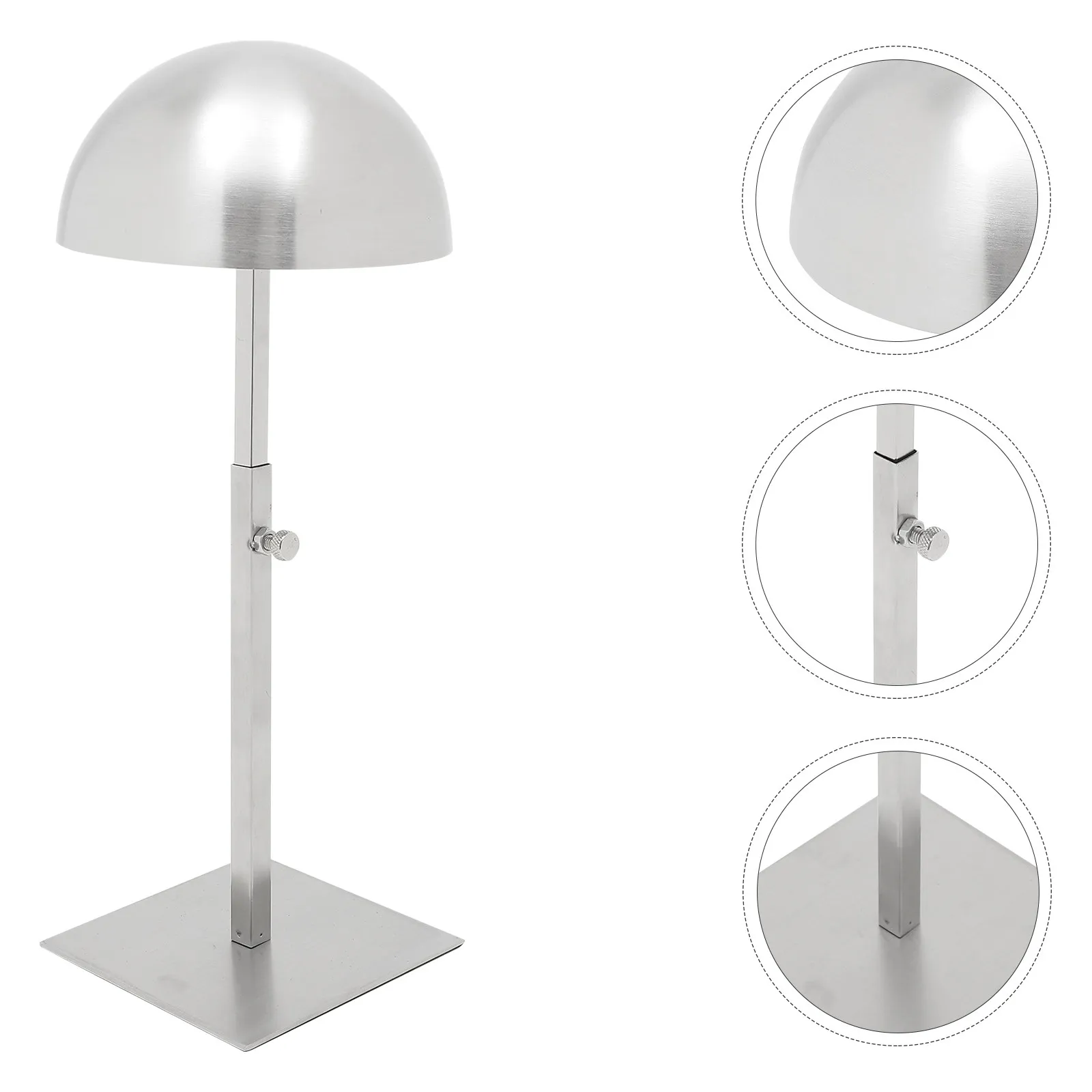 

Регулируемая металлическая подставка для шляп из нержавеющей стали, настольный держатель для демонстрации шляп, стойка для хранения кепок для дома и магазина