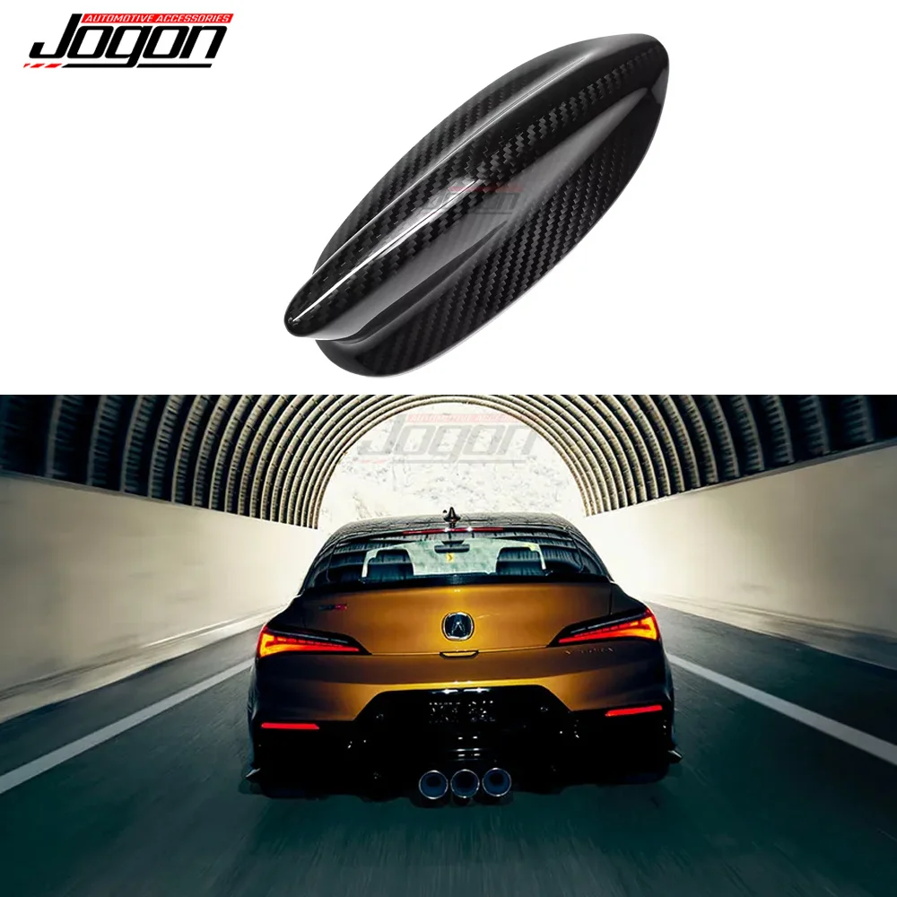 

Dry Carbon Fiber Roof Shark Antenna Cover For Acura Integra 2022 2023 2024 Antenna Aerial Radio Exterior Accessories