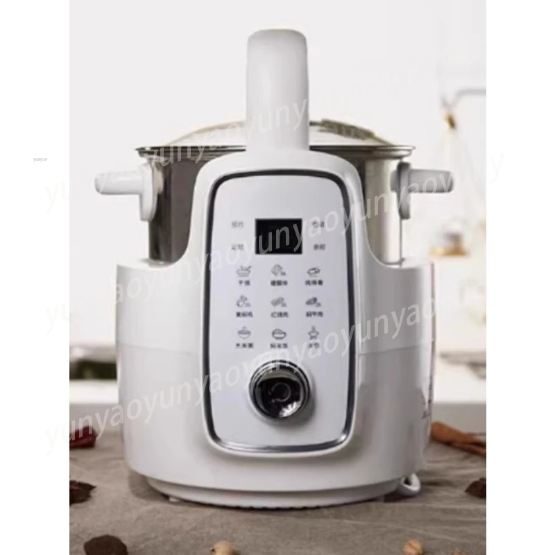 Smart Automatic Cooking Machine, Multi-function Stir Fry Pot with Non-Stick PanSteaming Boiling Digital Control for Home Kitchen