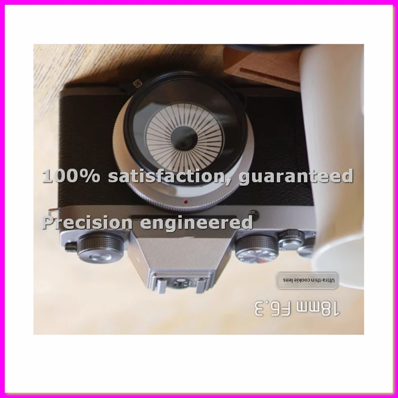 

18-мм объектив F6.3 с ручной фокусировкой для портретной съемки, широкоугольный, типа «бисквит», для X XT20 Z8 Z9 Z6 XT3, серебристый-ELEC