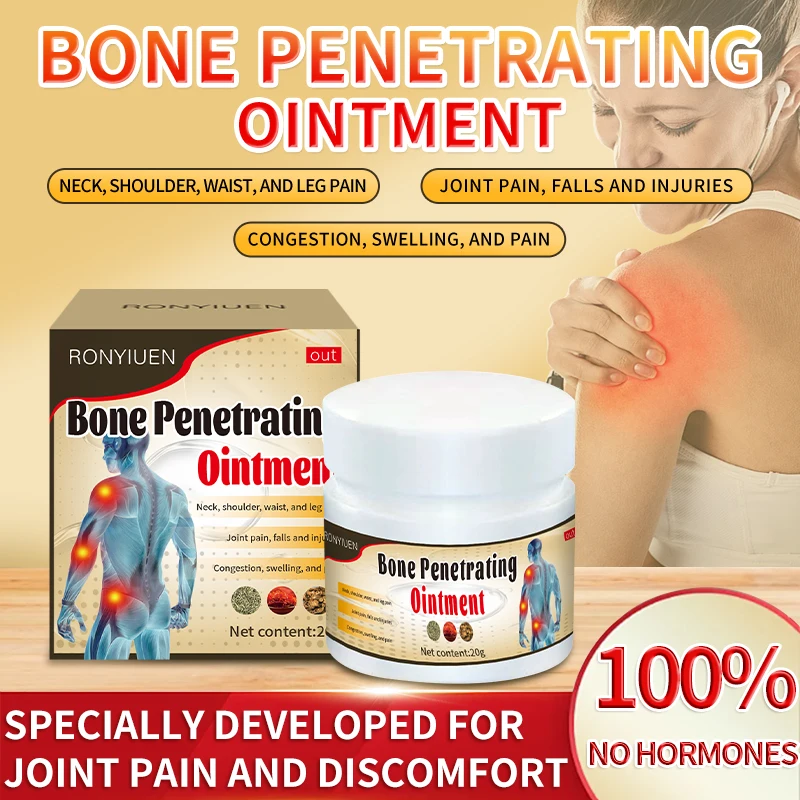 

Ronyiuen Bone-Penetрующий крем от боли в поясничном відділе позвоночника, дискомфорта плеч и шеи, боль в коленном суставе, дискомфорт пяток, крем для внешнего здравоохранения