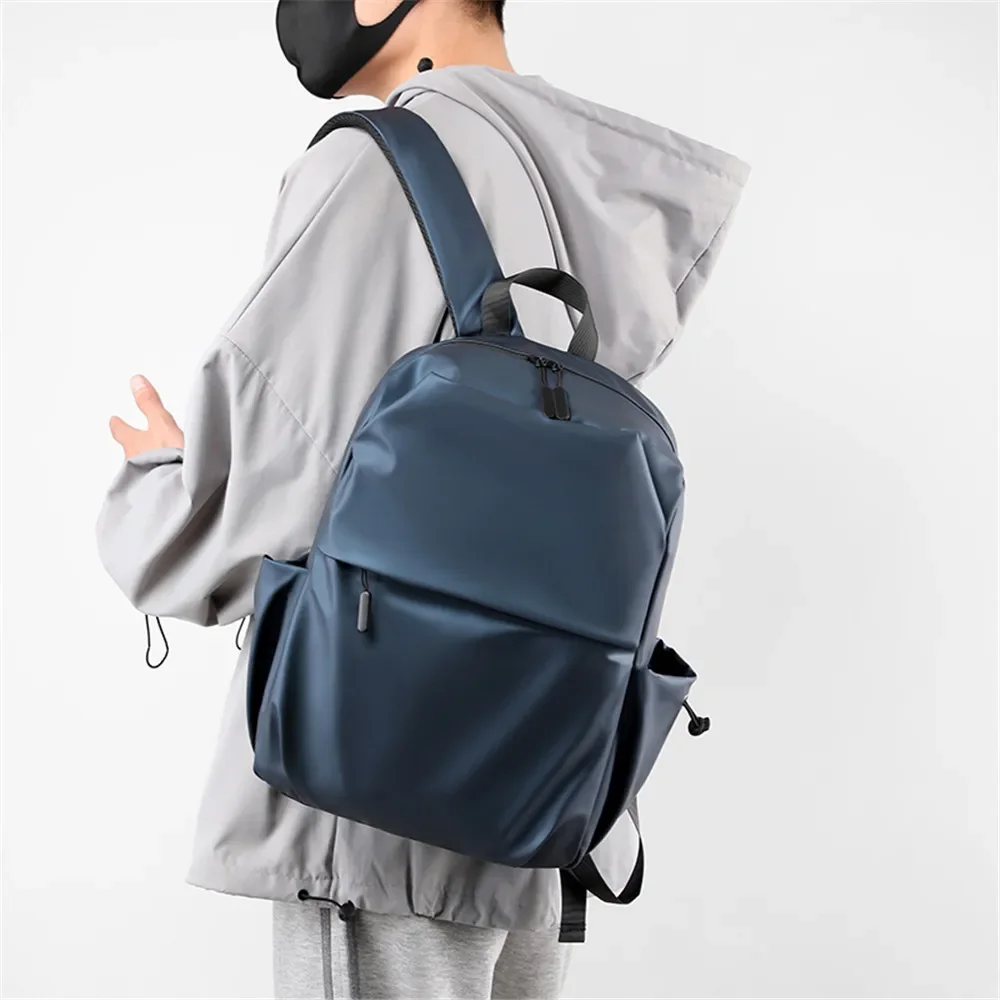 Mochila escolar informal para niñas y hombres, morral para ordenador portátil de 14 pulgadas, resistente al agua, para viaje