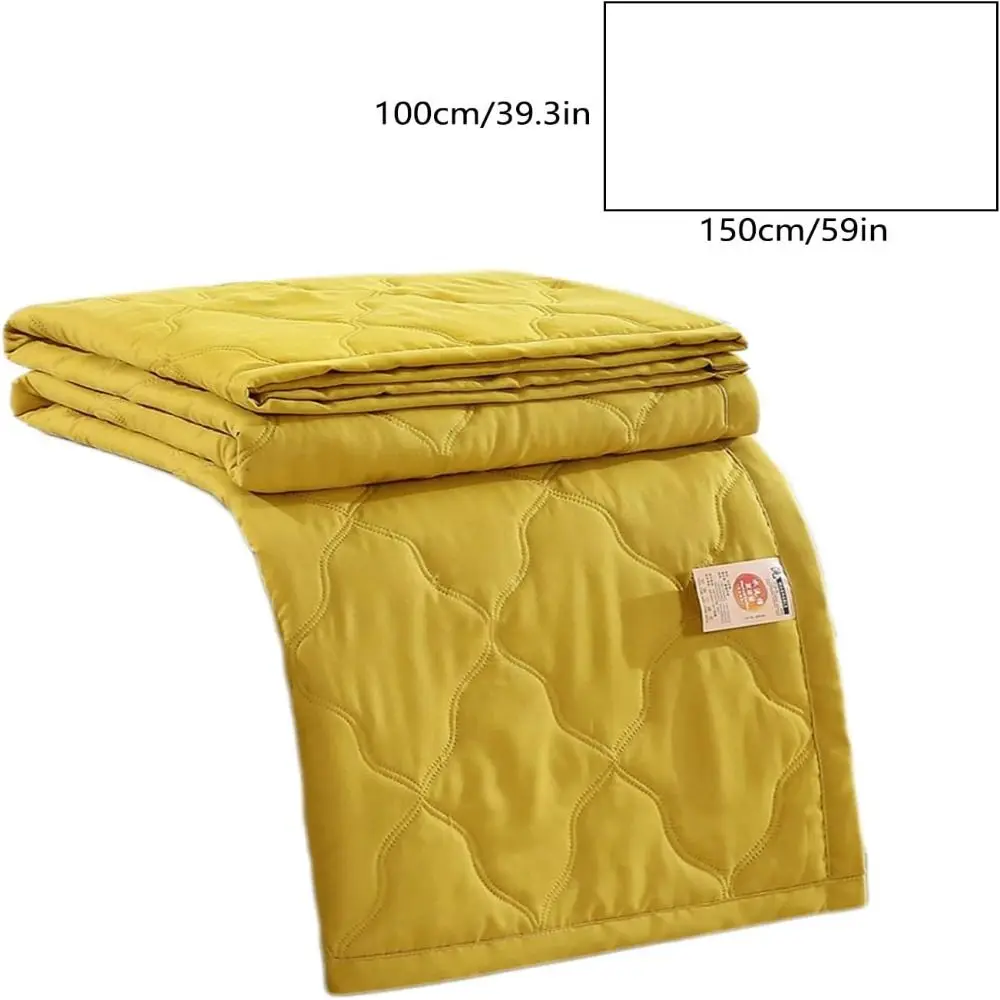 New Double Sided Cooling Blanket Skin-Friendly Breathable Conditioning Quilt Solid Color Spring Summer Cooler Quilt