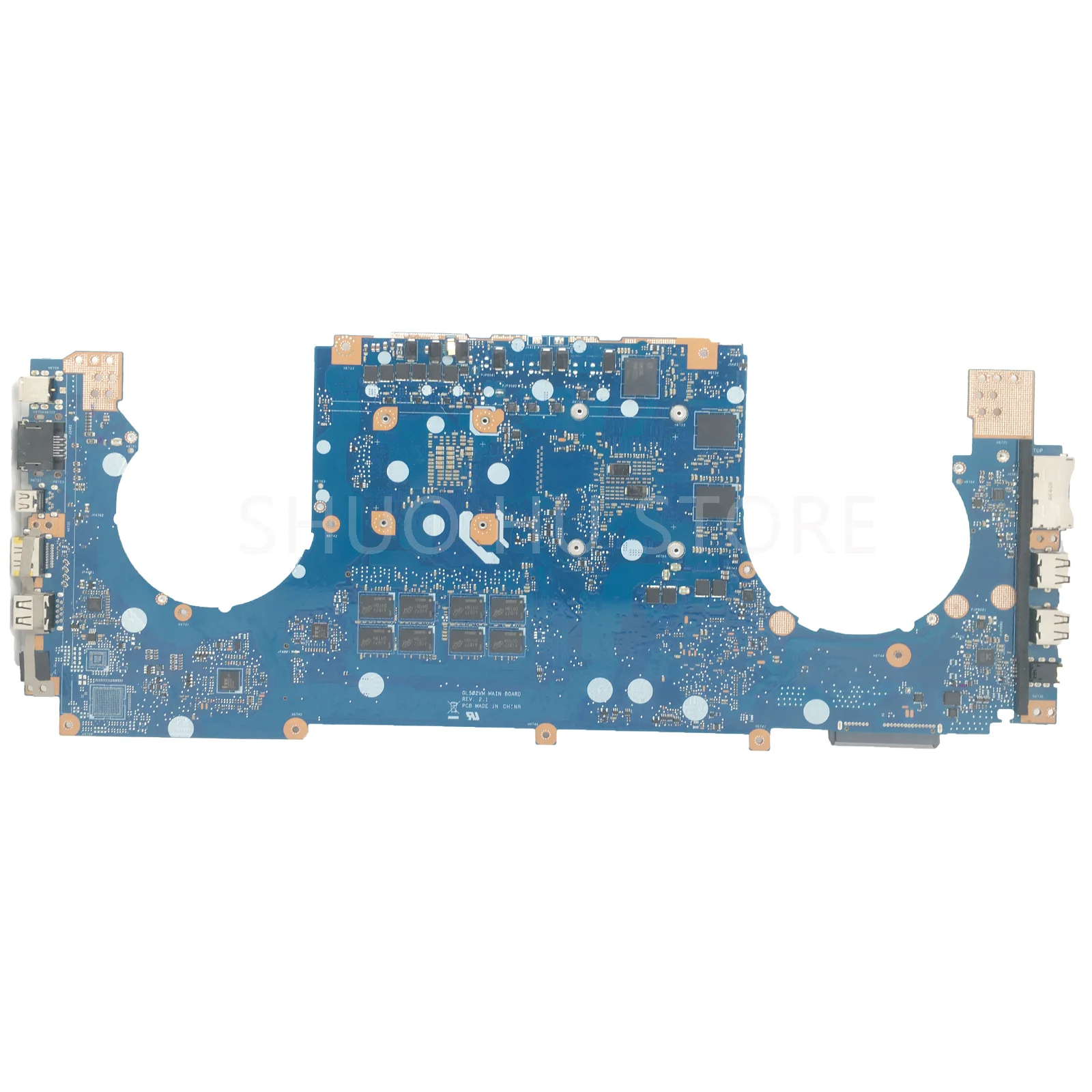 KEFU GL502VM Laptop Motherboard For ASUS ROG GL502VMK GL502V GL502VMZ Mainboard With I7-7700HQ I7-6700HQ GTX1060-6G/3G RAM-8GB