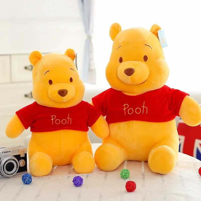 

Disney Winnie The Pooh Plush Doll Toy Prone Posture Winnie Pooh Bear Soft Stuffed Toy Cartoon Pillow Kids Xmas Birthday Gifts
