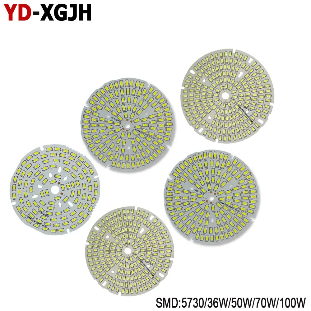 

5P 100W LED PCB 5730 Light Source Aluminum Lamp plate For DIY led Mining lamp bulb spotlight ceiling light Floodlight table lamp