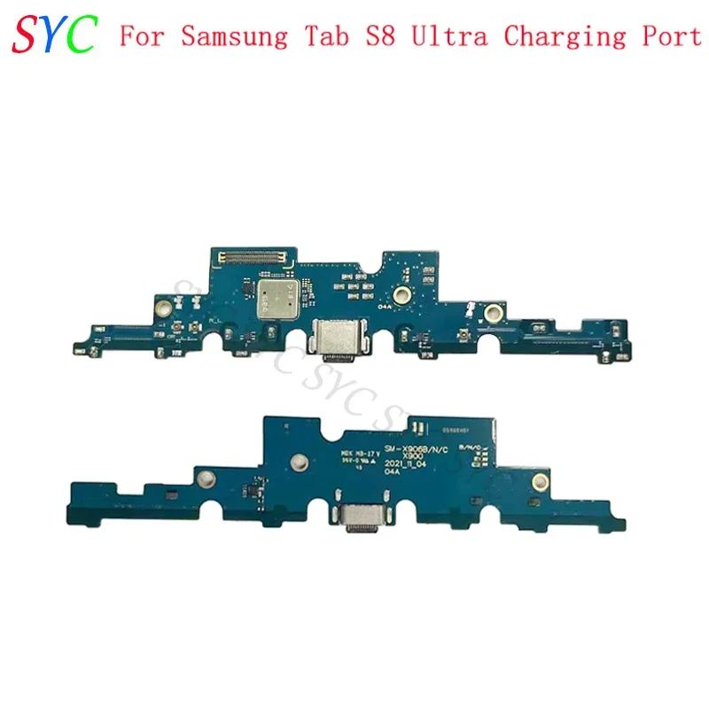

Плата разъема USB-порта для зарядки Samsung Tab S8 Ultra X900 X906, запасные части для разъема зарядки