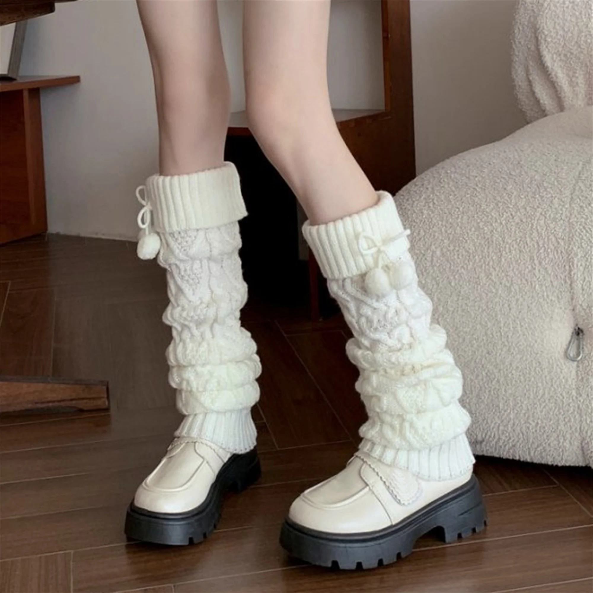 

Women s Cable Knit Leg Warmers Stylish Ribbed Calf Covers for Fashionable Winter Outfits and Casual Events