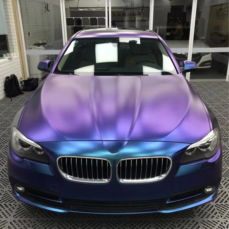 

YUXIN Matte Chameleon Purple Blue China Manufacturer Car Foil Vinyl Car Wrap