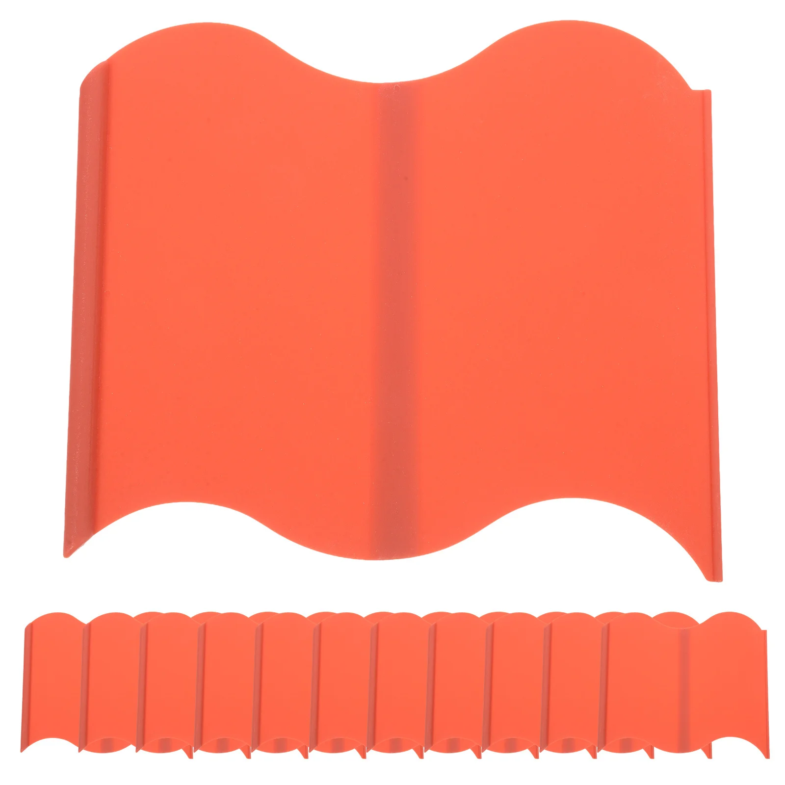 

20pcs Garden Fence Border Pp Plastic Edging For Flower Bed Lawn Yard Fencing Landscape Decorative Edging Fence Landscaping