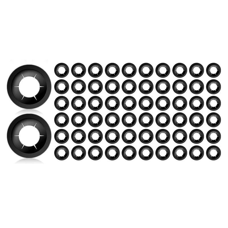 ABBN-60 Pcs Garage Door Hinge Quiet Roller Sleeves,11Mm ID 80Mm Length Roller Shaft Nuts Bearing Gaskets For Cars Rv Garage