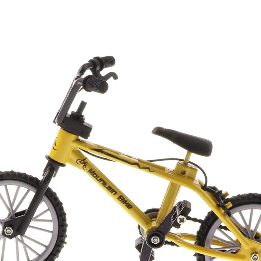 Realistic 124 Mini Alloy Finger Bike Toy Diecast Desk Gadget for Kids Collection Playset Decoration