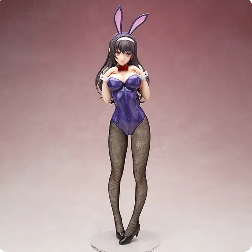 

43 см B-стиль Санекано Как поднять скучную плоскую Уташа Касумигаока Банни Аниме ПВХ Фигурка Модель Статуя Коллекция игрушек