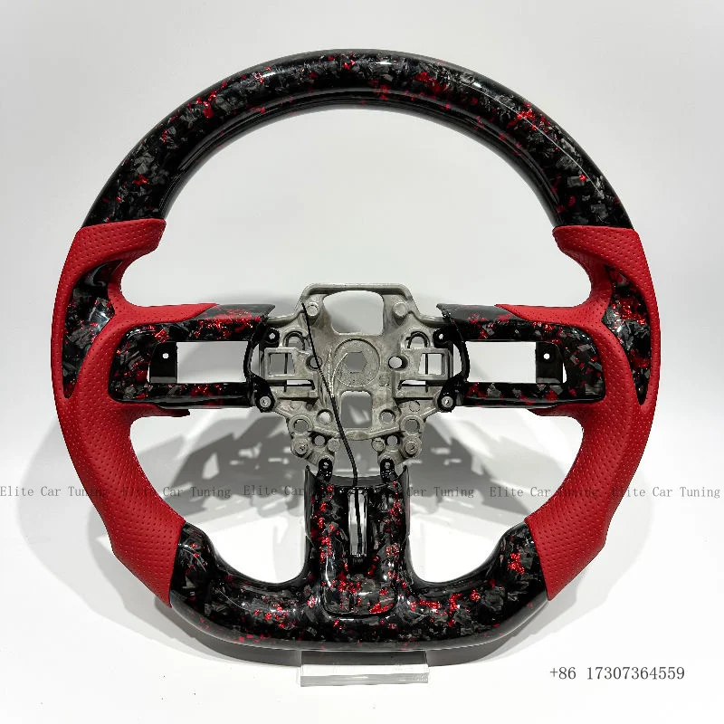 

Абсолютно новый товар: руль из перфорированной кожи с карбоновыми вставками для Ford Mustang