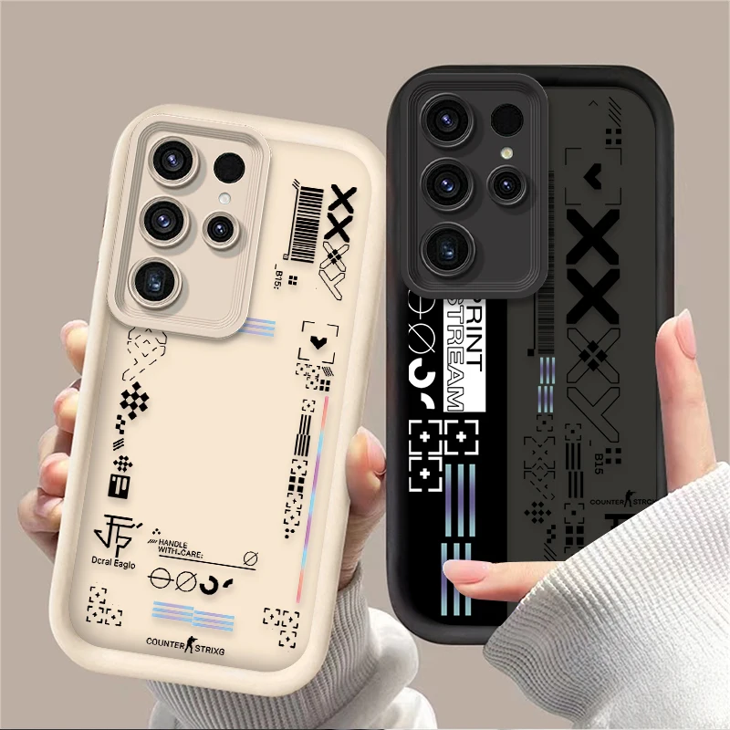 Hot Fashion Game CSGO Case For Samsung Galaxy S26 S25 Edge S24 S23 Ultra S22 Plus S21 FE A07 A17 4G A37 A57 5G Silicone Cover