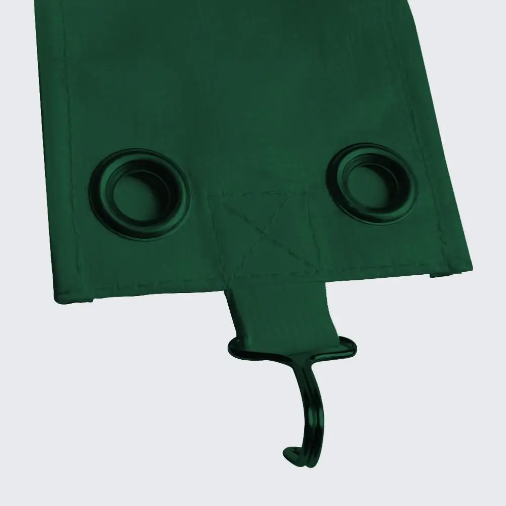 غطاء بديل للسيارة شديد التحمل مقاس 12 × 20 قدمًا مع تنانير للساق والبنجي، الجزء العلوي الأخضر فقط #6