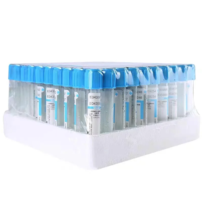 2ml 5ml 10ml sodium citrate vacuum blood vessel disposable blue cap medical sterile vacuum PT coagulation vessel