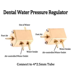 Dental Hexagonal Water Air Valve Pressure Regulator For Dental Chair Unit Parts