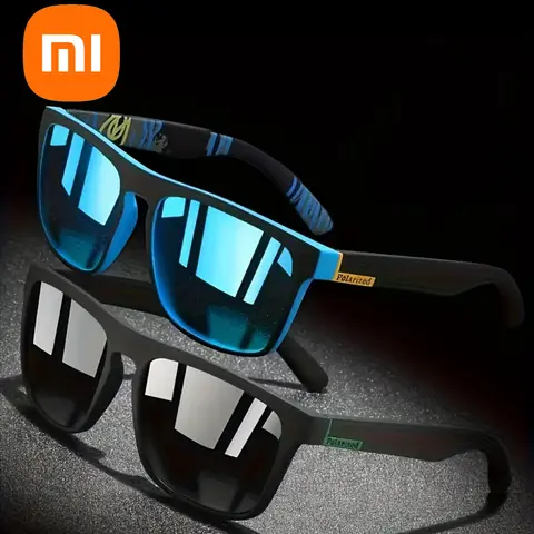 XIAOMI UV 보호 편광 선글라스 남성 여성 하이 엔드 패션 야외 낚시 레트로 디자이너 태양 안경 UV400 안경