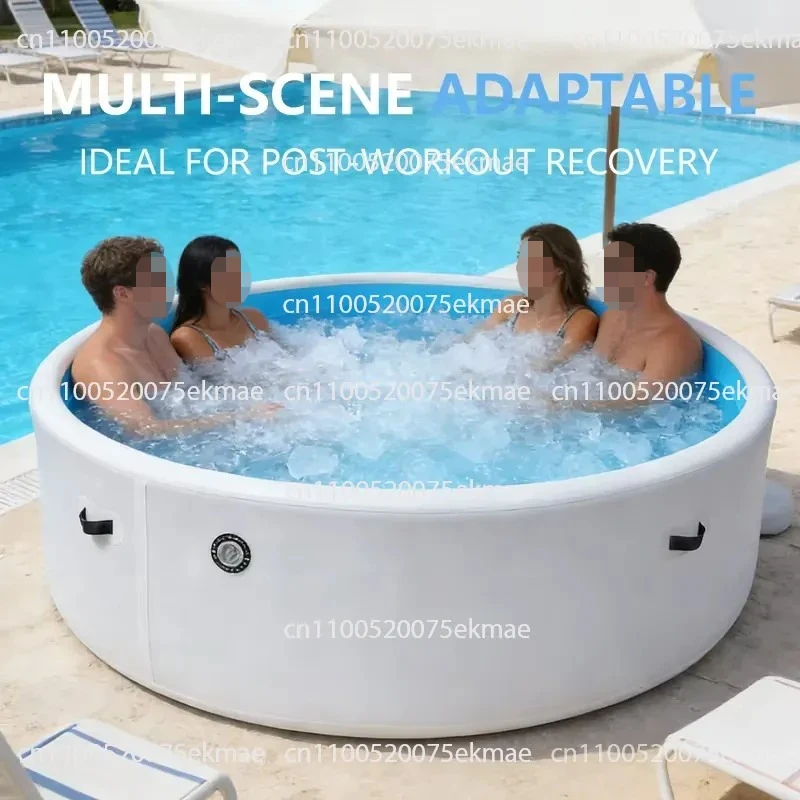 Large Size Inflatable Swimming Pool Factory Durable PVC Foldable Outdoor Swimming Pool Drop Needle Material