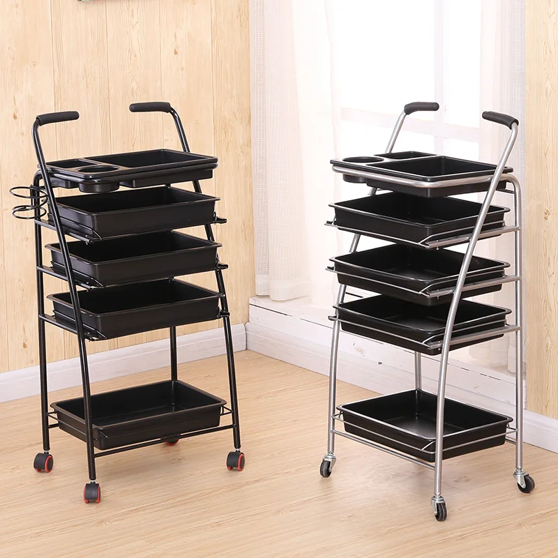 Portable Trolley Pedicure on Wheels Cosmetic Trolley Medical Cart Tattoo Furniture 트롤리카트 미용실카트 미용 트롤리 Beauty Institute Furniture