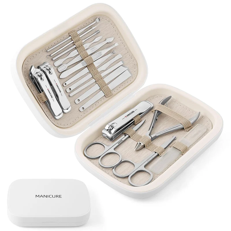 Kit de manucure professionnel dynamique, coupe-ongles, pédicure, points noirs, imperfections, cils, maquillage, outil de soin du visage