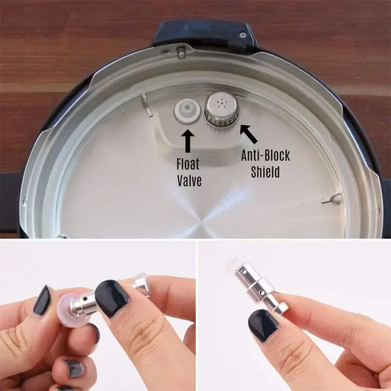 8Pcs Sealing Ring Steam Release Valve Float Float Float Gasket Replacement Parts For Instant Pot Duo 5 QT 6 QT