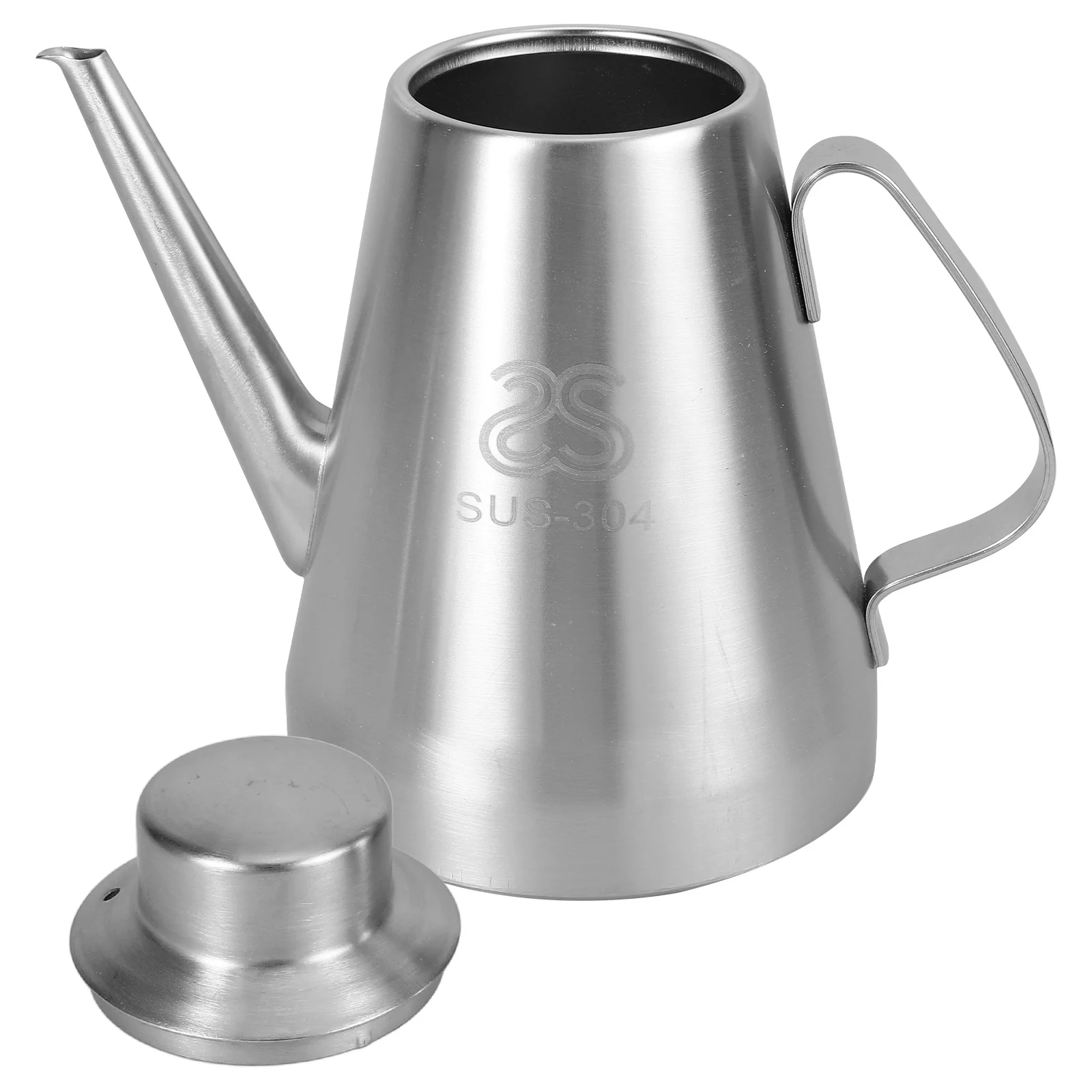 Oil Container Stainless Steel Bottle Dispenser Tea Kettle Castor Vinegar Dust-proof Cooking