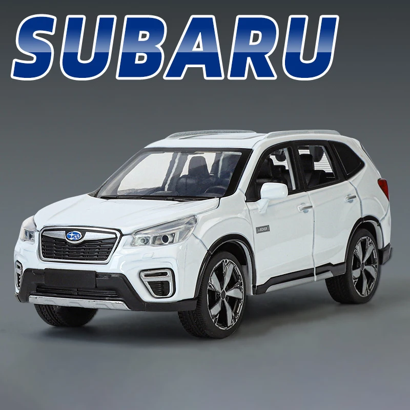 1:30 Subaru Forester SUV Alloy Model Car Toy Diecasts Metal Casting Sound and Light Car Toys For Children Vehicle