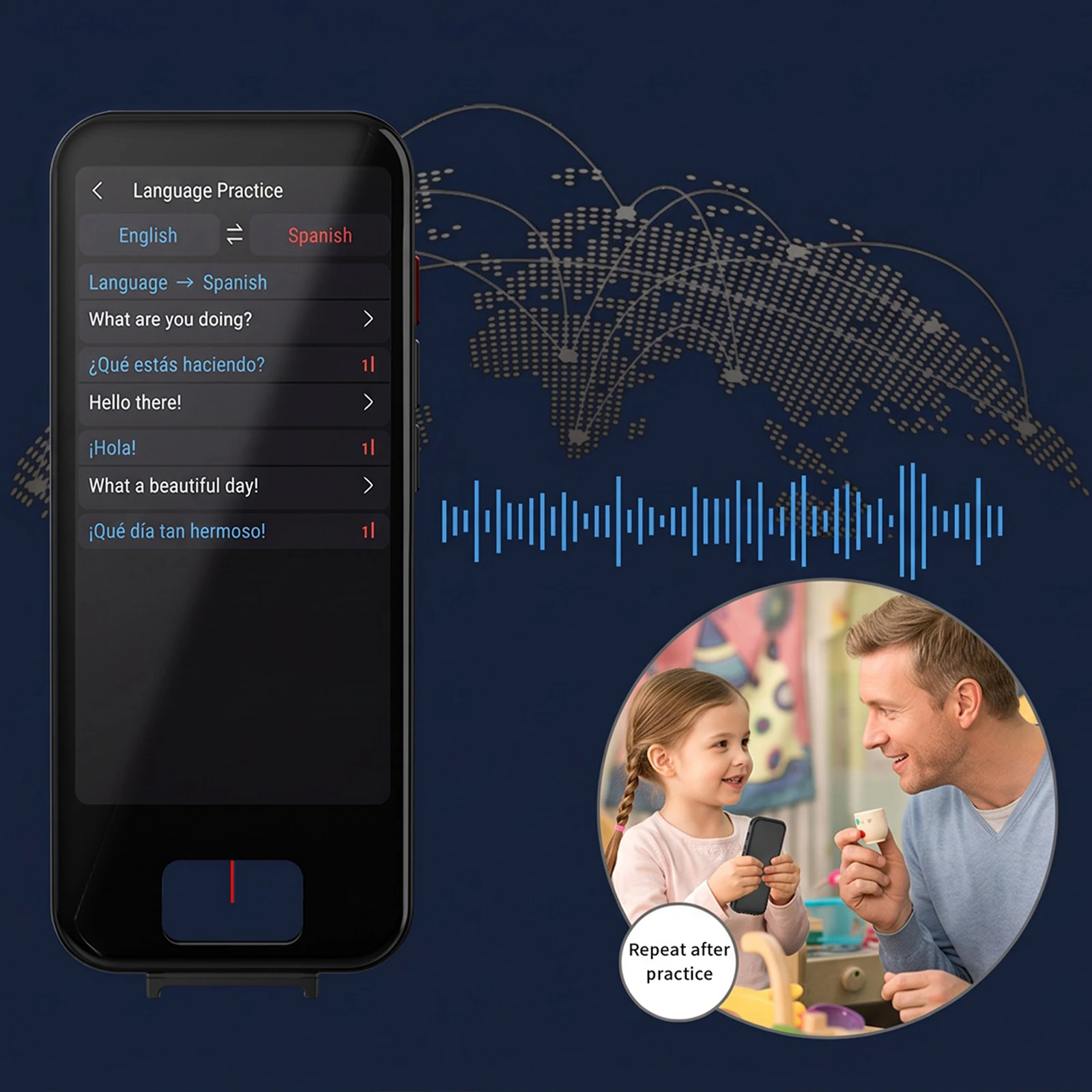 S50Pro AI Voice Translator Dev - Portable Translator Device recension och pris