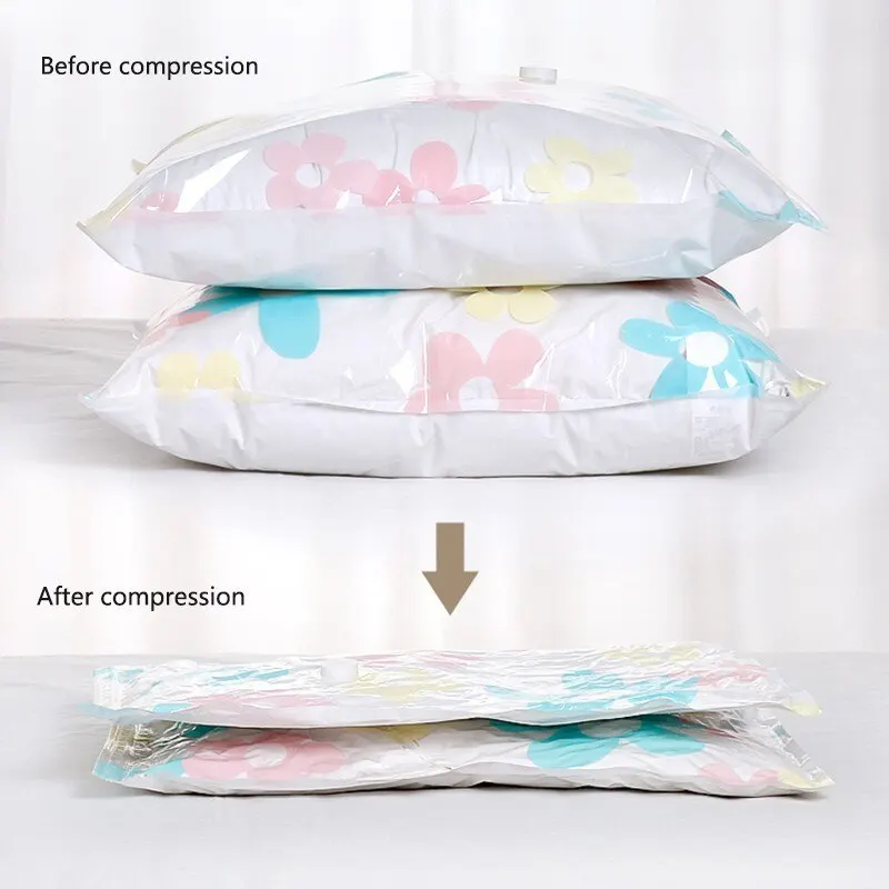 1/3PCS Vacuum Compression Bag Set Multifunctional Storage Bag Macaron Color With Home Quilt Storage Bag