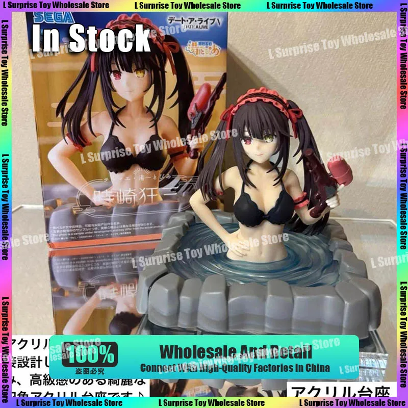 

Оригинальный Sega Date A Live Tokisaki Kurumi Nightmare Hot Spring Park ПВХ аниме фигурки фигурку модель игрушки рождественские подарки