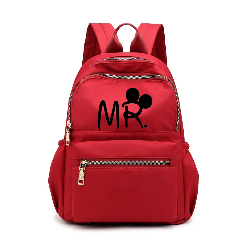 

Personal Customize Women Backpack Mr Letter Cartoon Casual With Print Logo Your Pictures Book Bag High Quality DIY School Bag