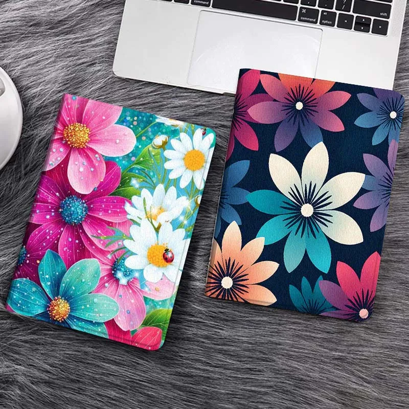 

Creative Flower Design For iPad Pro Air 5th 6th 7th 13 M3 M4 M5 12.9 13.3 inch 2017 2022 2024 2025 Tablet Case