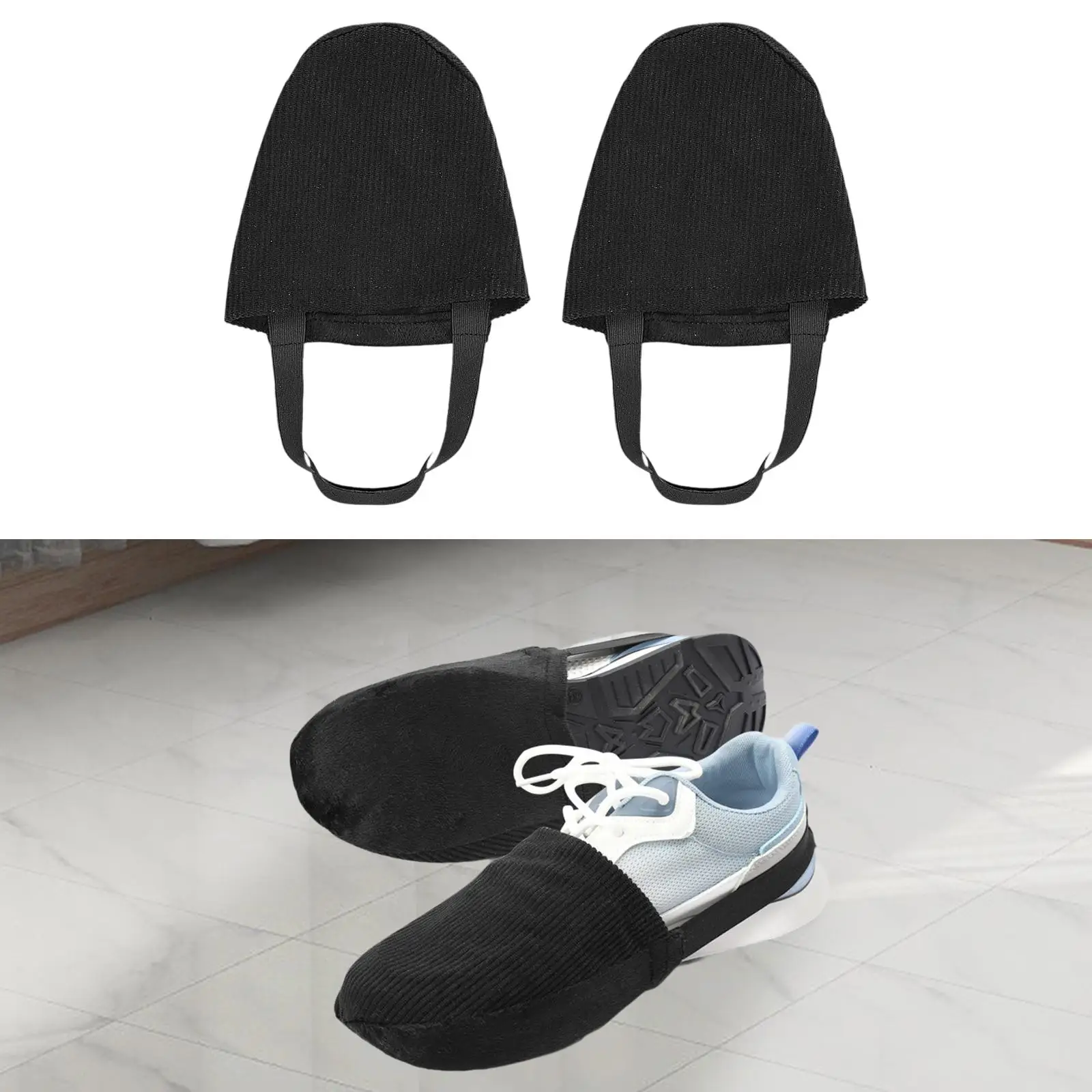 2x Bowling Shoe Slider Bowling Shoe Covers Practical Shoe Protector Stretch for