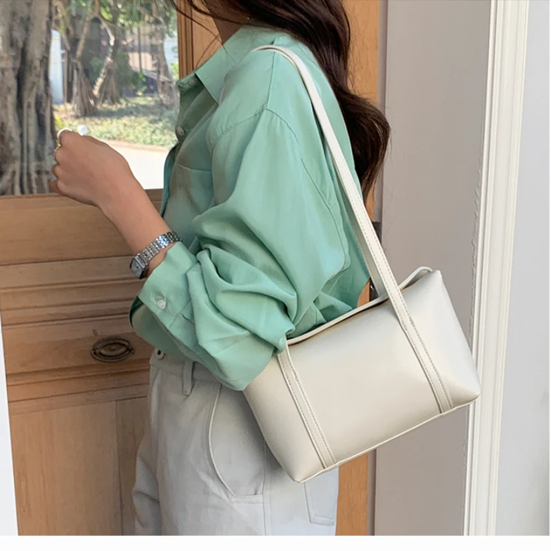 

Fashion Hobos 100% Genuine Leather Soft PU Leather Women Commuter Shoulder Bag Classic Elegant Lady Crossbody Purse Tote Handbag