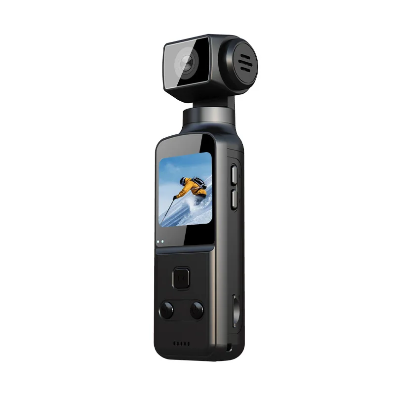 

New 4k high definition pocket camera outdoor waterproof riding DV 270 ° rotating Vlog sports camera