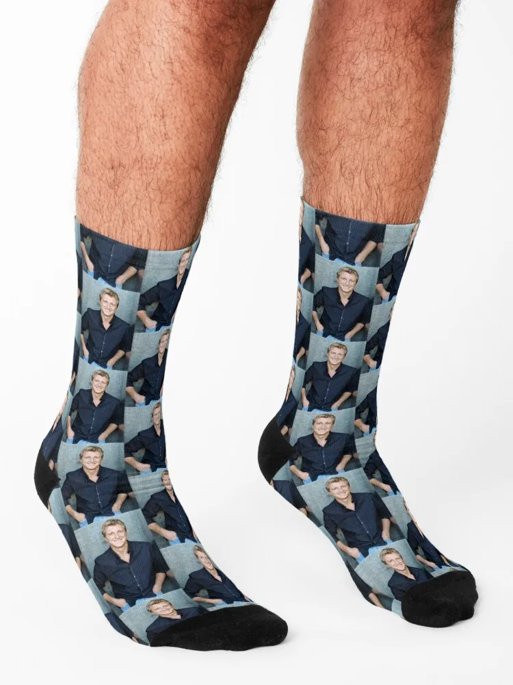 William Zabka (Johnny Lawrence Cobra Kai) Socks floral Run ankle Climbing Socks Men Women's