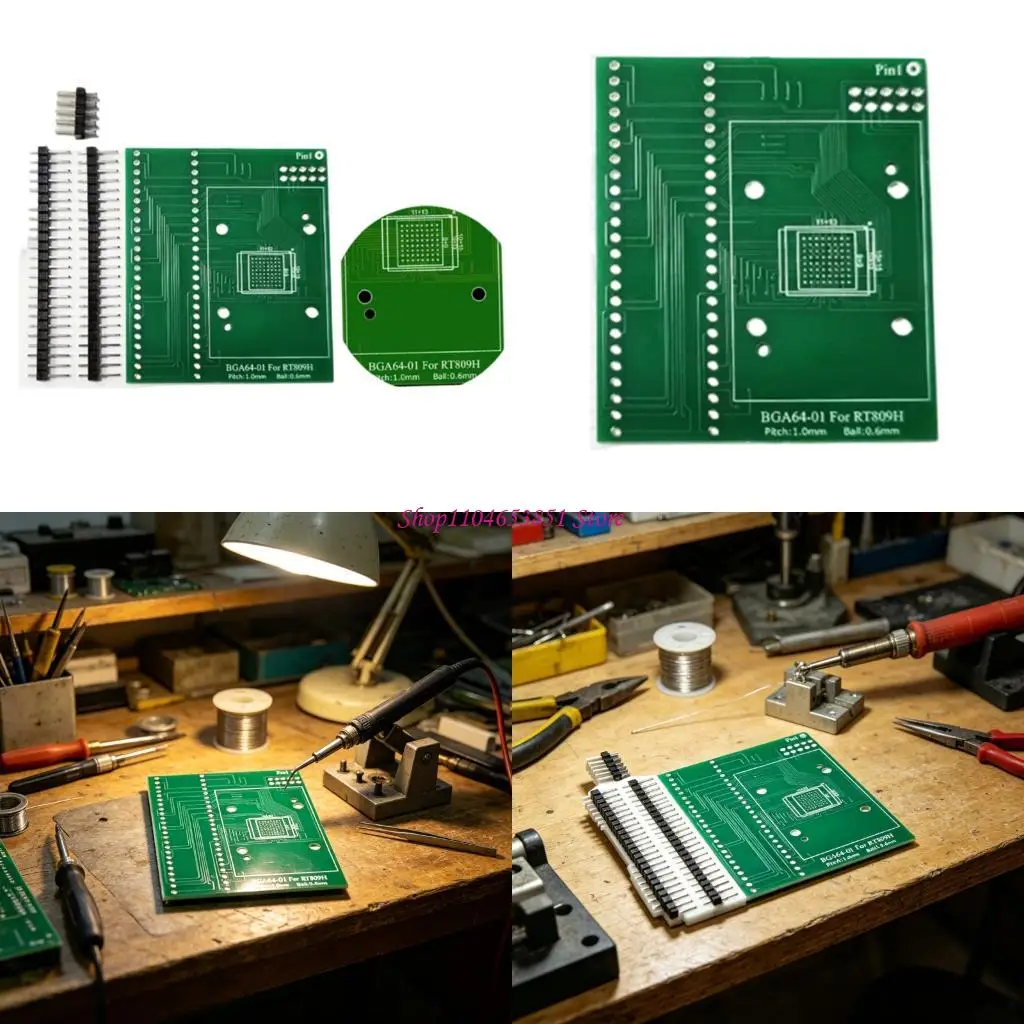 PCBs Tin Sprays Board For RTBGA64-3 Efficient Soldering And Desoldering Tasks 