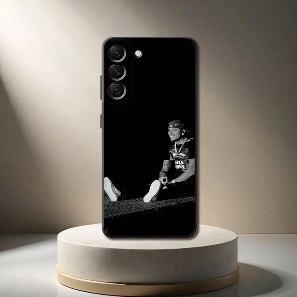 S-Shiva Rapper Handyhülle für Samsung Galaxy A 73,72,51,53,52,71,22,5G,Note,J7,8,9 Soft Black Cover