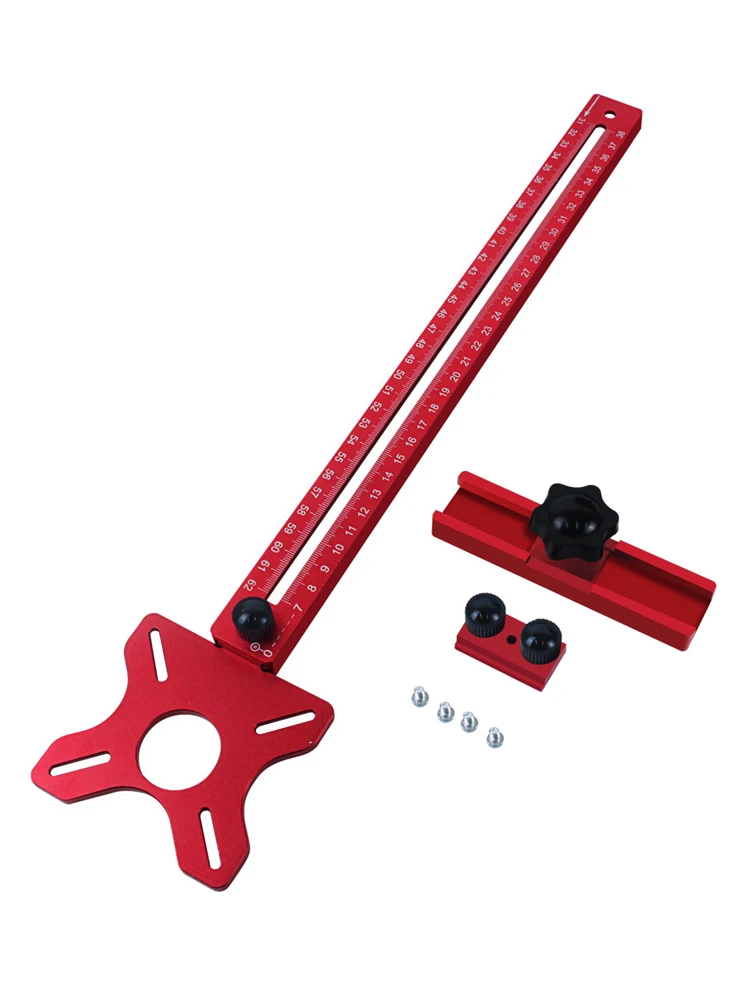 Milling Groove Bracket com Base, Woodworking Router, Circle Jig para aparar máquina, carpintaria, ferramentas de guia de corte