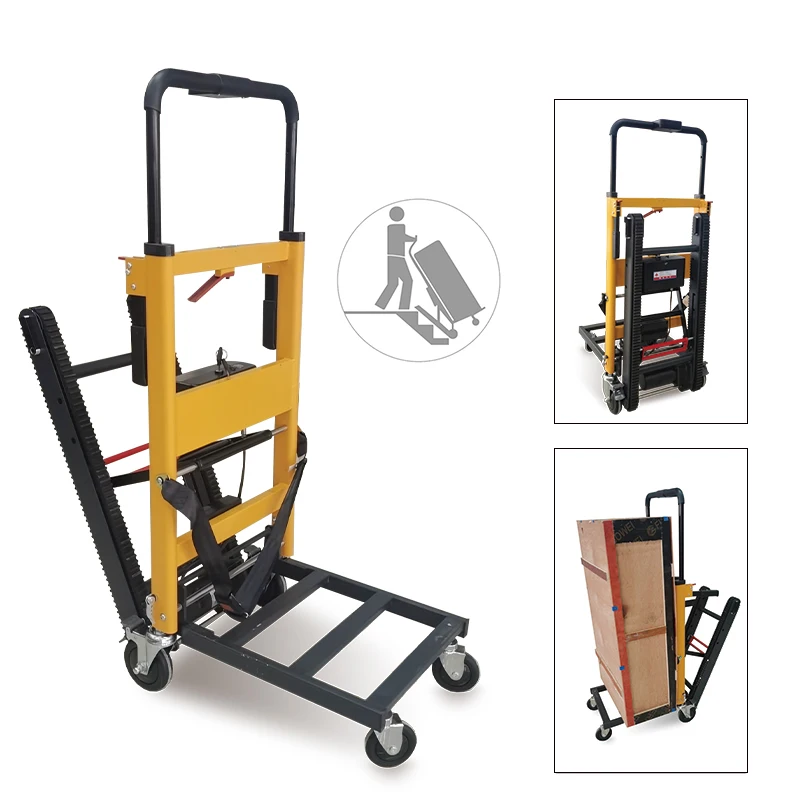 المصنع مباشرة 180 كجم الثقيلة طوي درج تسلق بالطاقة الكهربائية درج رفع كرسي عربة مجنزرة #2