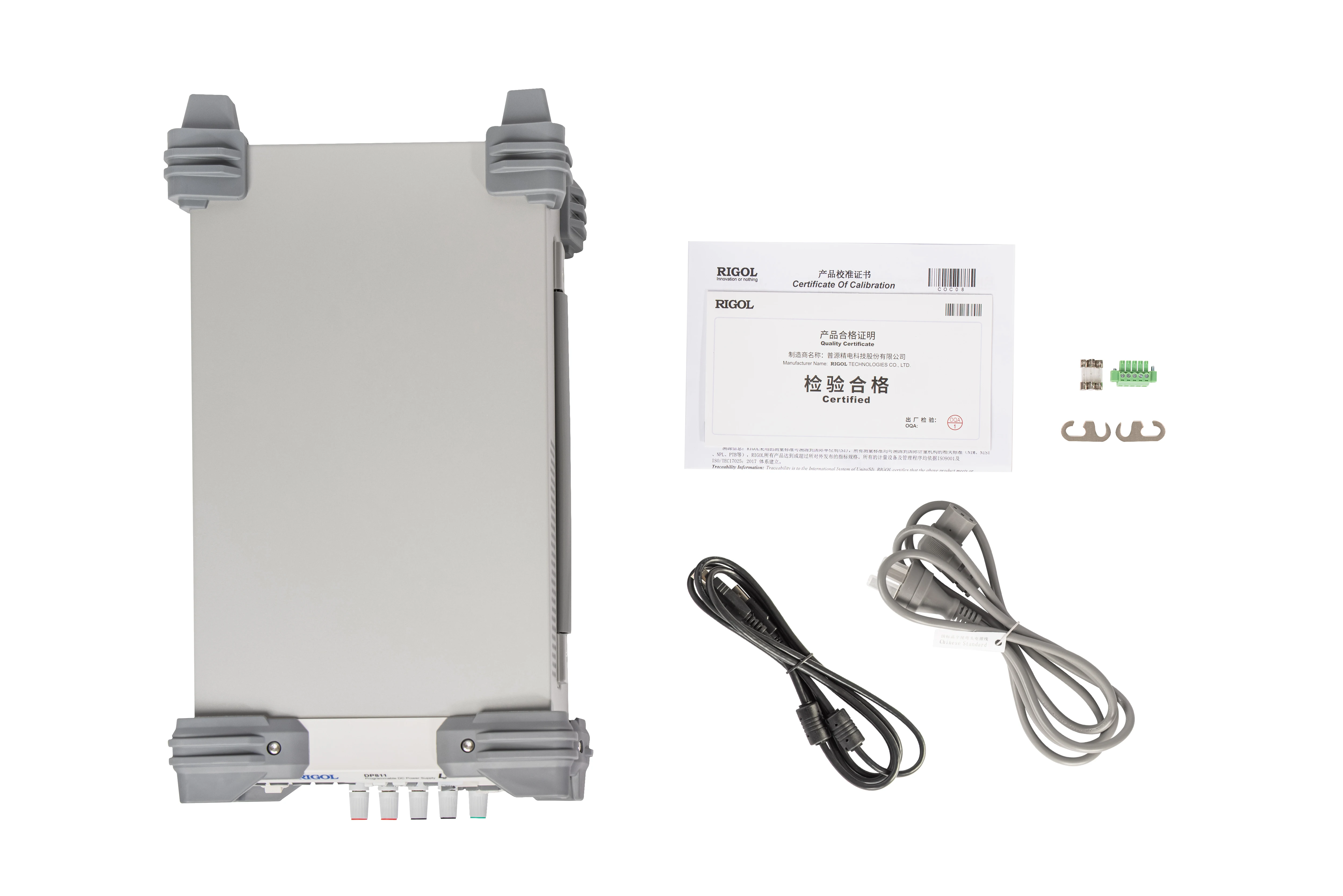 RIGOL DP832 Programmable DC Power Supply, 3CH,195W, 30V/3A || 30V/3A,RESOLUTION 10mV/10mA