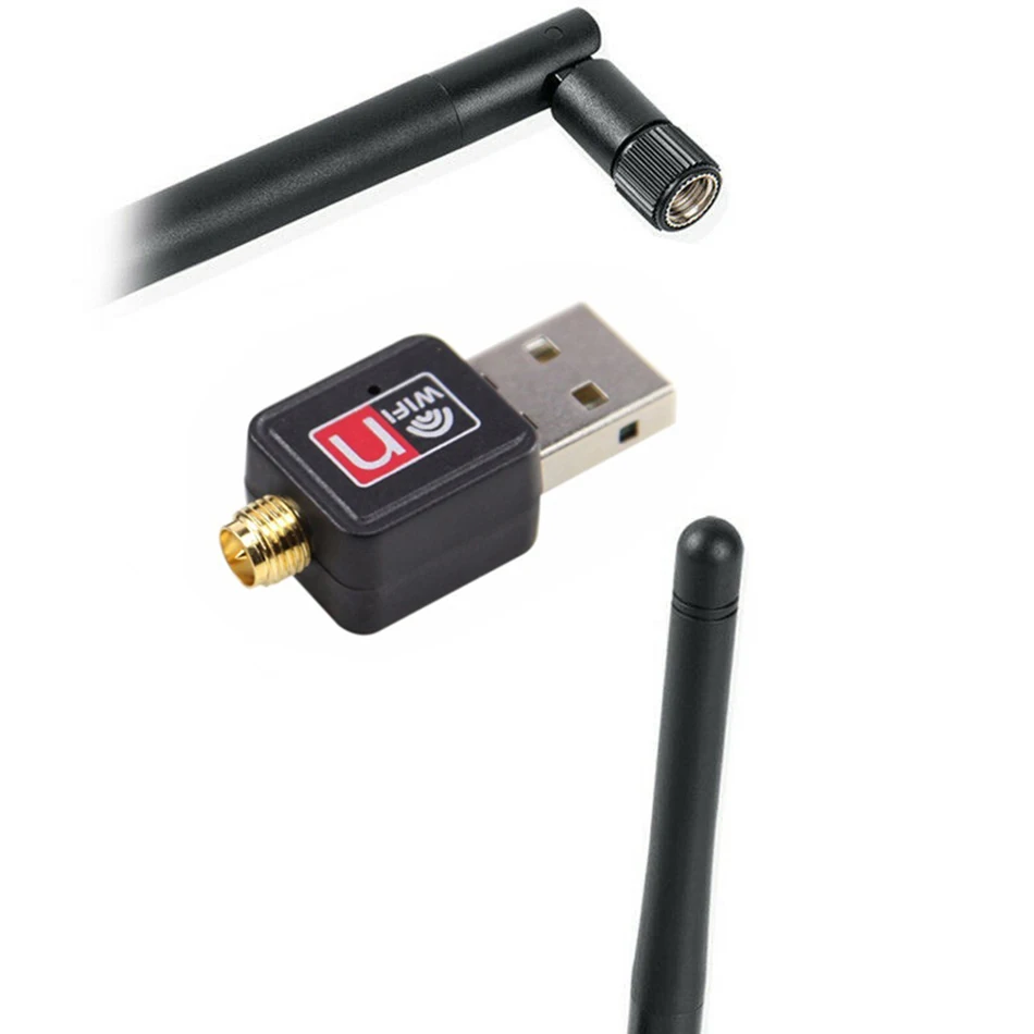 2.4G USB 와이파이 어댑터, 150M 와이파이 동글, 와이파이 수신기, 무선 네트워크 카드, 802.11b/n/g 와이파이 이더넷, PC Win 10 RTL8188 칩용