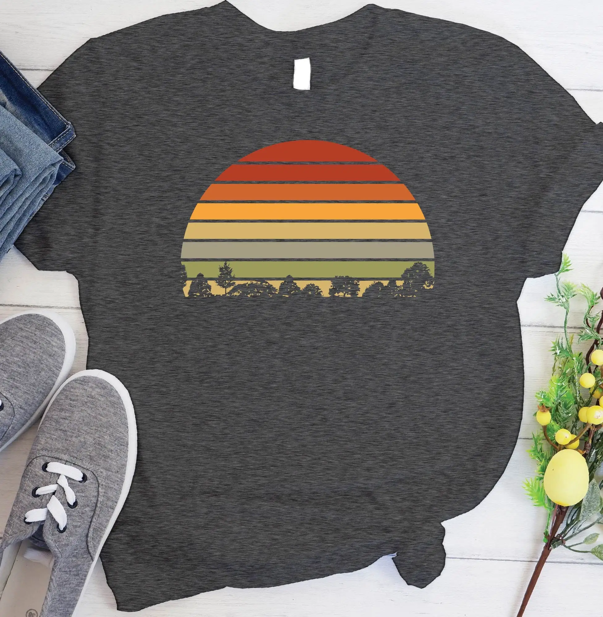 Waterfall T Shirt Nature Lover Be The Sunshine Beach Summer Vacation Family Matching Vintage Mountain Vibes