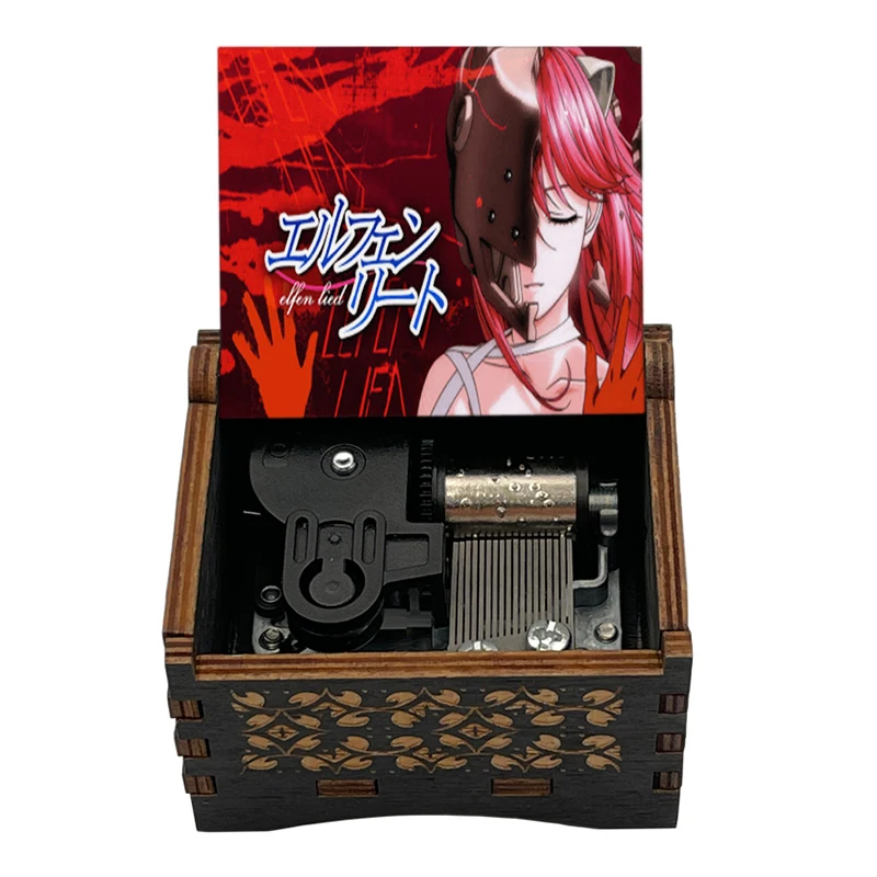 Anime Elfen Lied Theme Song《Lilium》Climax 14-seconds Adapted 18-Tone Music Box Festival Family Gthering Party Gift for Friends