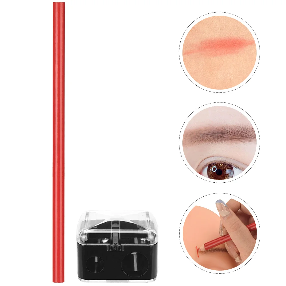 

1Set Eyebrow Positioning Pen Waterproof Brow Pencil Dark Brown Professional Tool for Beauty Salon Smudge Proof
