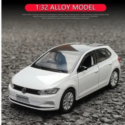 1:32 Volkswagens POLO modello di auto in lega diecast e veicoli giocattolo in metallo giocattolo modello di auto simulazione giocattoli in scala in miniatura regalo