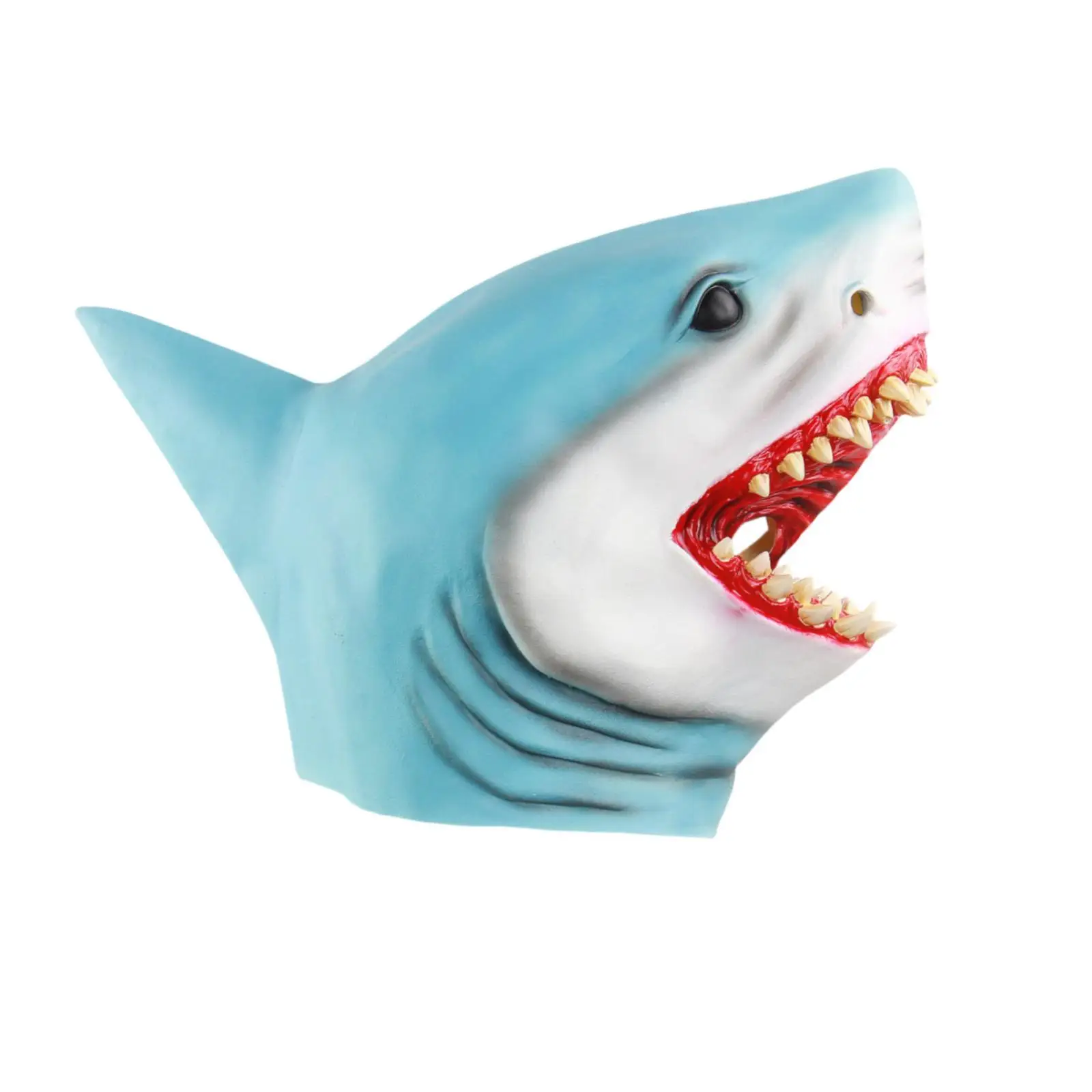 

Latex Shark Cosplay Decorative Dressing up Party Props Head Face Cover